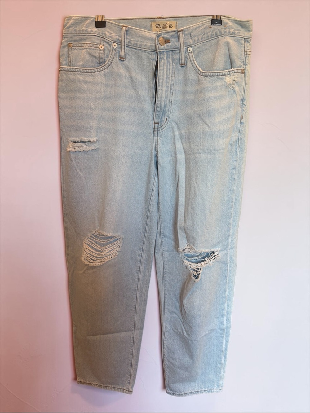 Madewell Light Blue Washed Denim Shorts